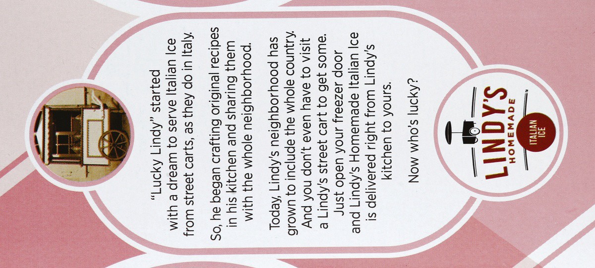 slide 2 of 5, Lindy's Homemade Homemade Italian Ice - Strawberry Lemon & Raspberry Lemon, 6 Count, 36 fl oz