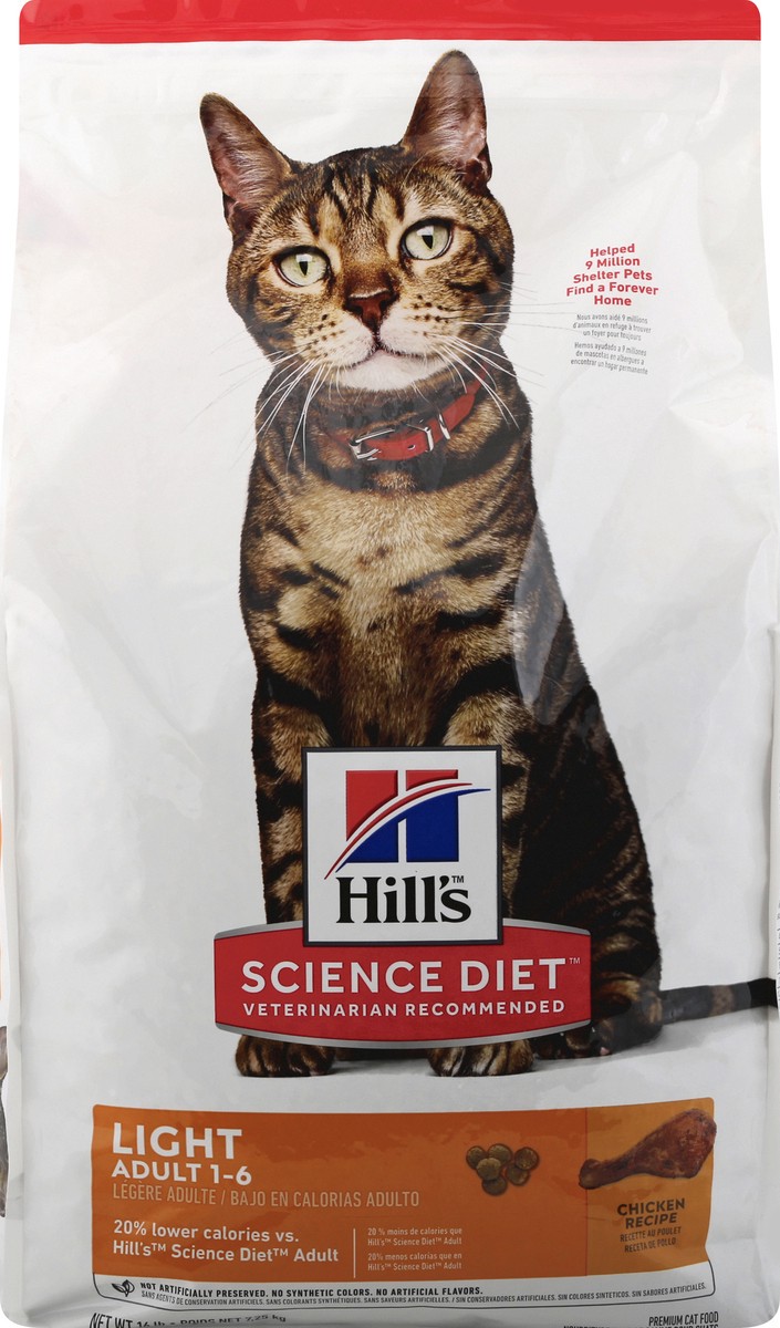 Science diet store cat food calories