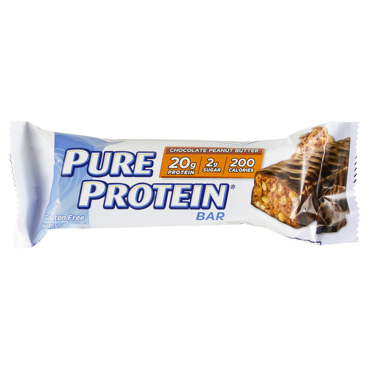 slide 1 of 2, Pure Protein Bar, Chocolate Peanut Butter, 20g Protein, 6 Ct, 1.76 oz