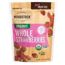 Woodstock Organic Value Size Whole Strawberries 32 oz