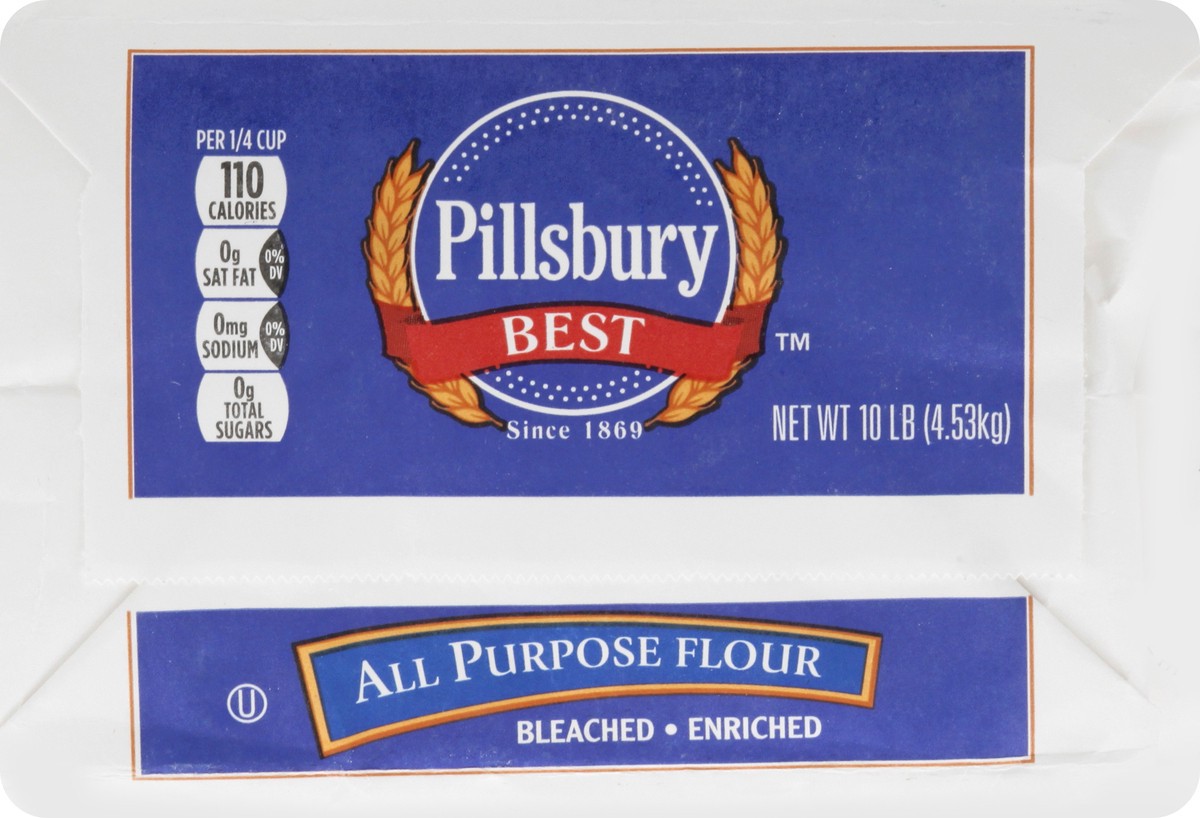 slide 13 of 13, Pillsbury Best Bleached Enriched All Purpose Flour 10 lb, 10 lb