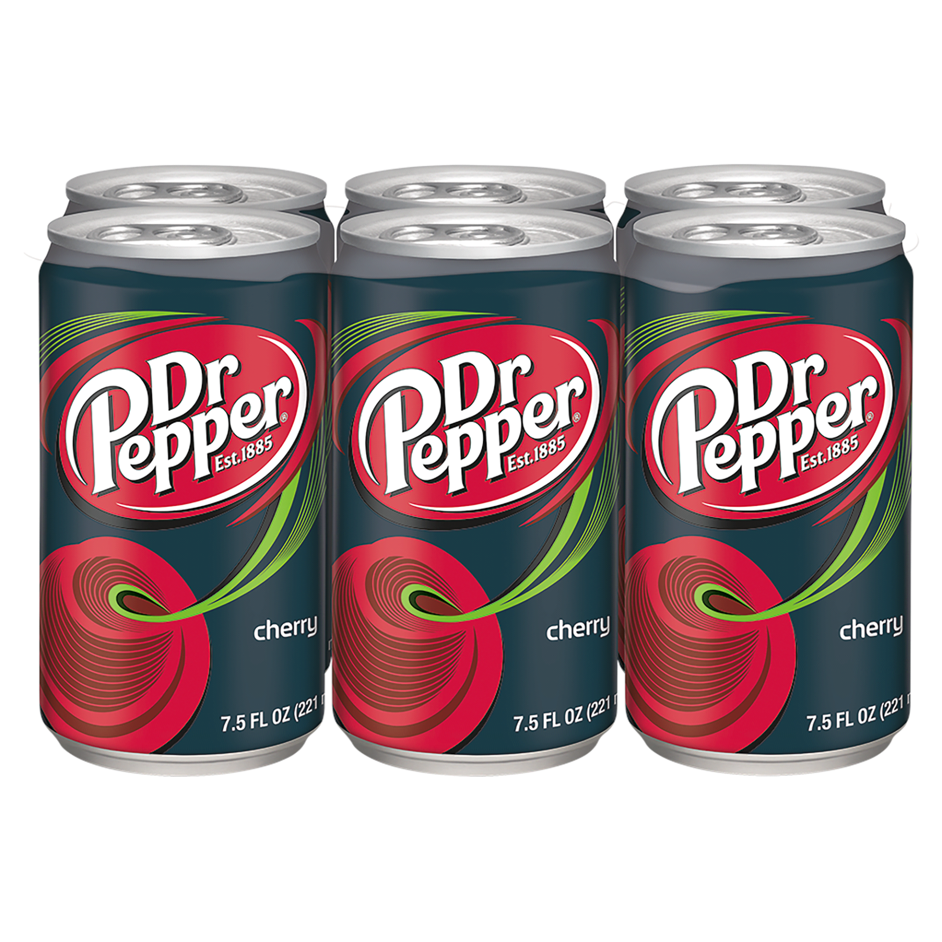 slide 1 of 1, Dr Pepper Cherry Mini Cans, 6 ct; 7.5 fl oz