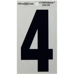 Hillman Black and Silver Reflective Adhesive Number 4