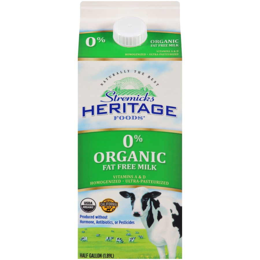 slide 1 of 4, Heritage Store Milk 0.5 gl, 1/2 gal