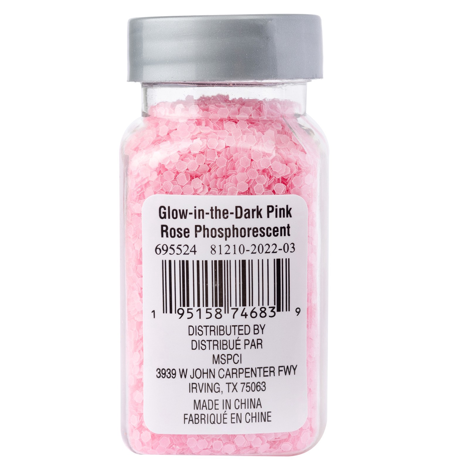 slide 2 of 3, Glow-In-The-Dark Hexagon Specialty Glitter By Recollections, 1 oz