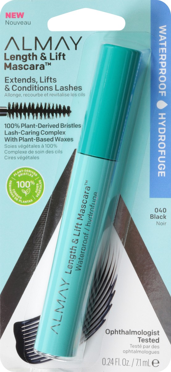 slide 1 of 1, Almay Black 040 Waterproof Length & Lift Mascara 0.24 oz, 0.24 oz