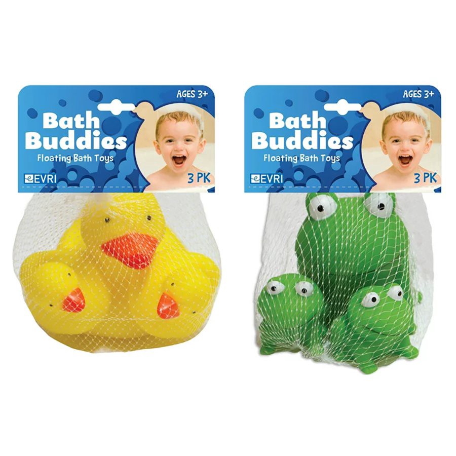 slide 1 of 1, Evriholder Products Bath Buddiez Floating Bath Toys, 3 ct