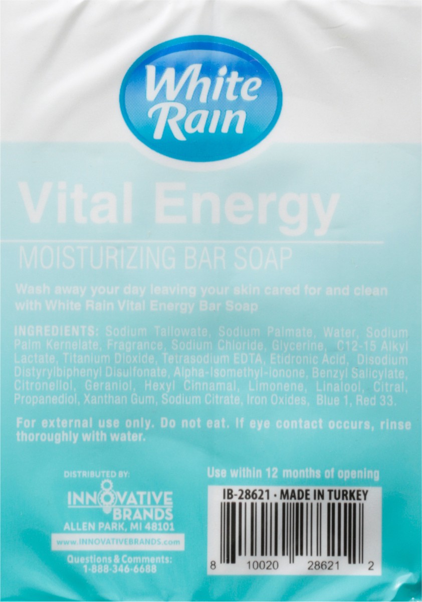 slide 5 of 9, White Rain Moisturizing Vital Energy Bar Soap 2 ea, 2 ct
