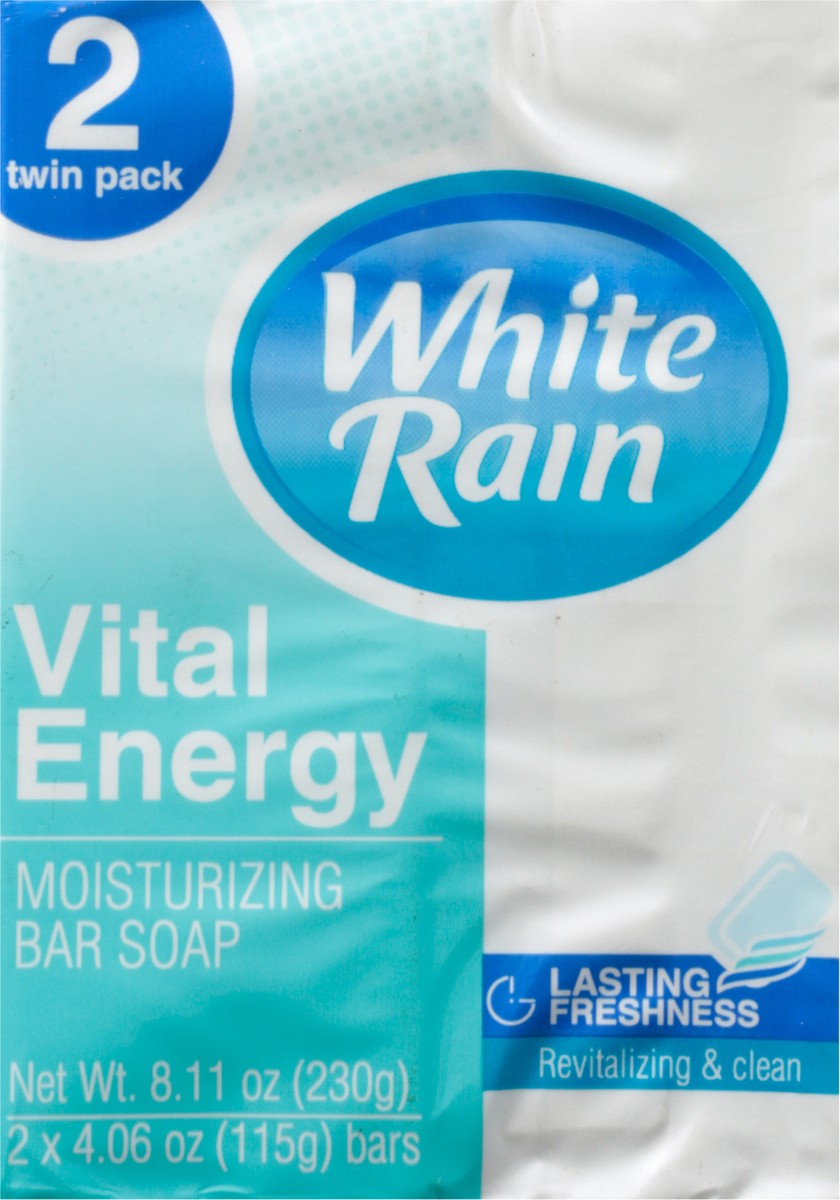 slide 7 of 9, White Rain Moisturizing Vital Energy Bar Soap 2 ea, 2 ct