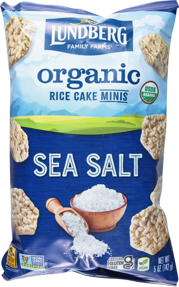 slide 6 of 9, Lundberg Organic Sea Salt Mini Rice Cakes, 5 oz