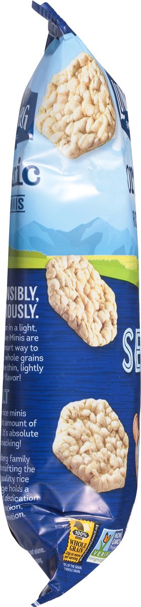 slide 9 of 9, Lundberg Organic Sea Salt Mini Rice Cakes, 5 oz