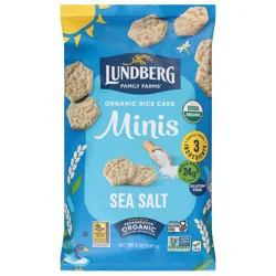 Lundberg Family Farms Organic Sea Salt Minis Rice Cake 5 oz