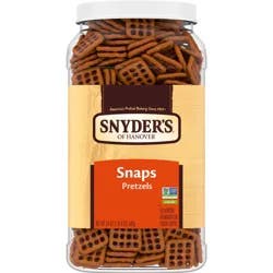 Snyder's of Hanover Snaps Pretzels, 24 oz Canister