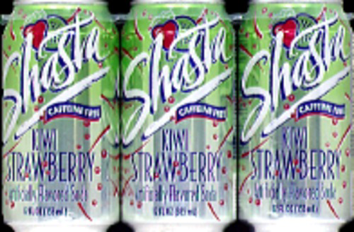 slide 1 of 1, Shasta Kiwi Strawberry Soda - 12 fl oz, 12 fl oz