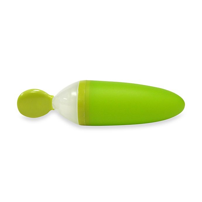 slide 2 of 3, Boon SQUIRT Spoon - Green, 1 ct