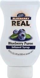 Real Blueberry Puree Infused Syrup 16.9 oz