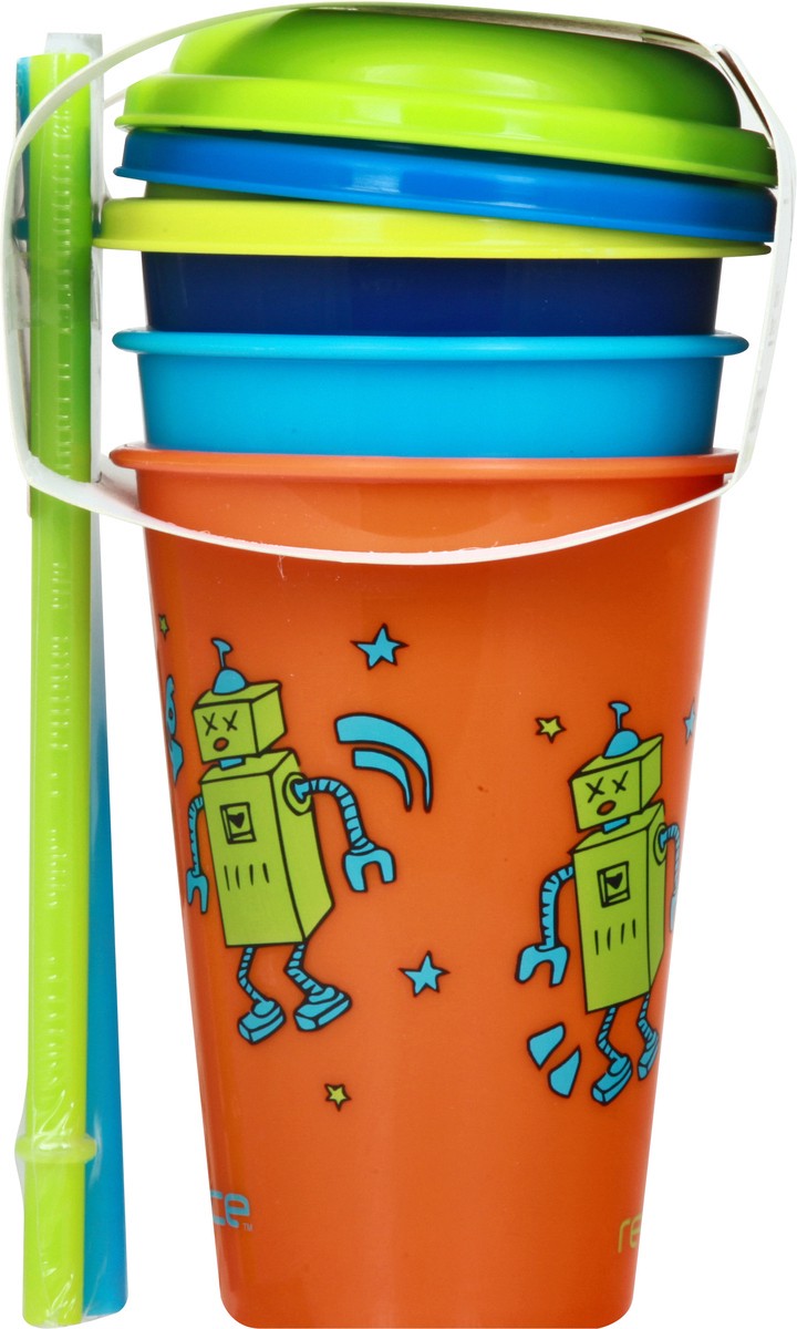 slide 2 of 11, Reduce Straw Tumblers, 12 Ounce, 3 Pack Set, 3 Each, 12 oz