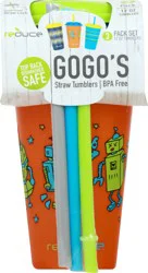 Reduce Straw Tumblers, 12 Ounce, 3 Pack Set, 3 Each