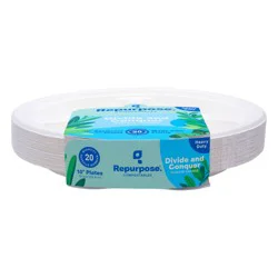 Repurpose Compostable Dinner Plates, 10 Inch