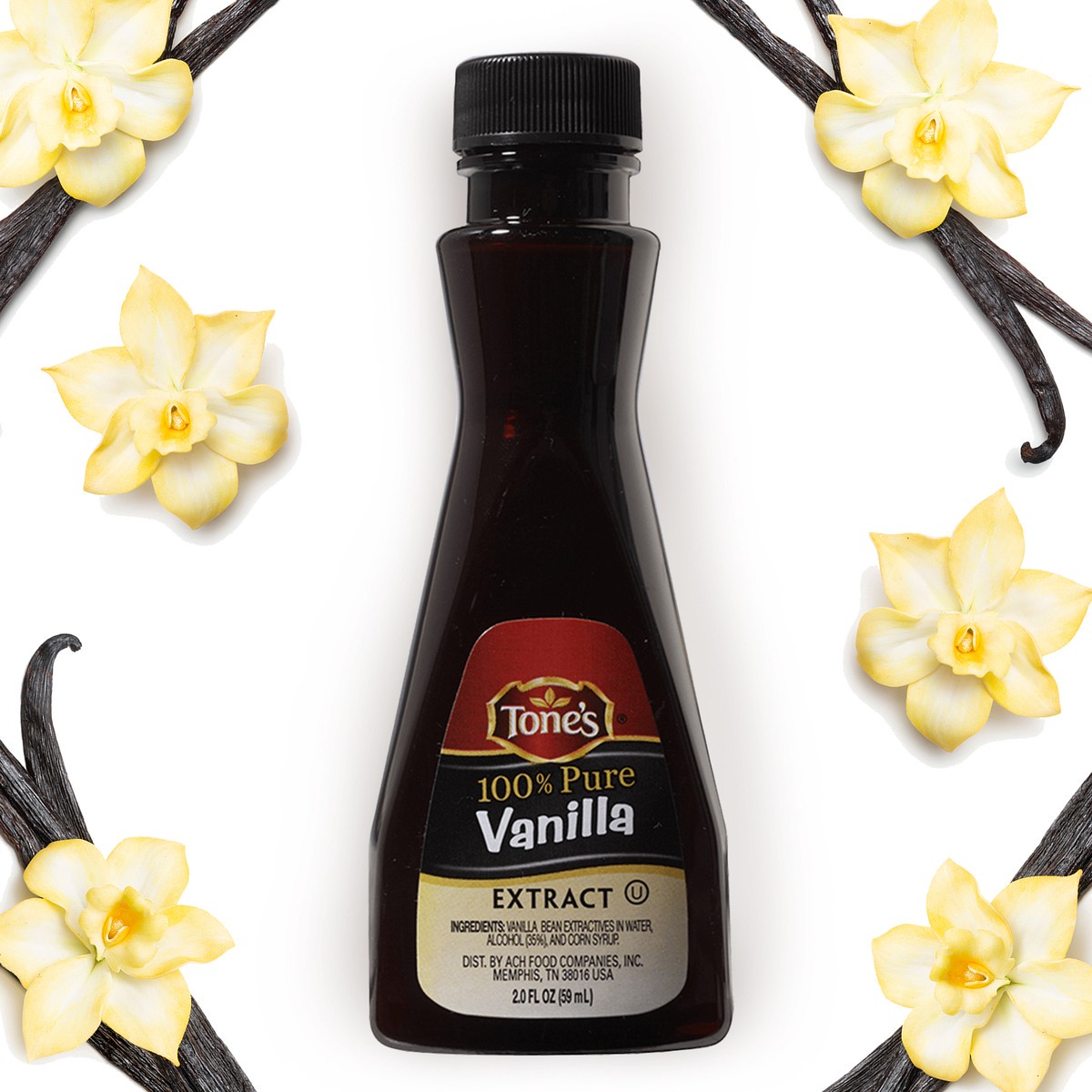 slide 1 of 13, Tone's Pure Vanilla Extract, 2 fl oz, 2 fl oz