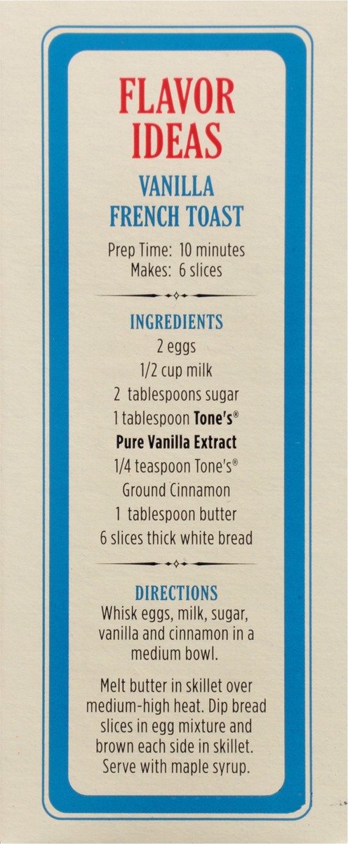 slide 6 of 13, Tone's Pure Vanilla Extract, 2 fl oz, 2 fl oz