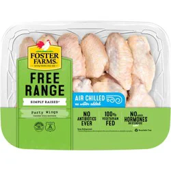 Foster Farms, Simply Raised Free Range Chicken Party Wings