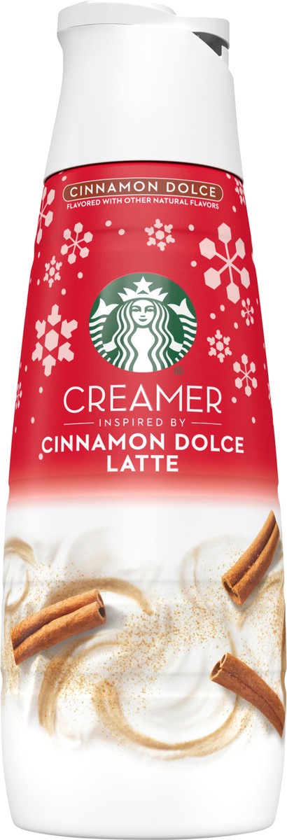 slide 3 of 7, Starbucks Cinnamon Dolce Flavored Coffee Creamer, Inspired by Cinnamon Dolce Latte, 28 fl oz