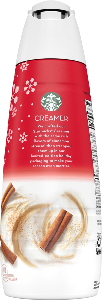 slide 5 of 7, Starbucks Cinnamon Dolce Flavored Coffee Creamer, Inspired by Cinnamon Dolce Latte, 28 fl oz