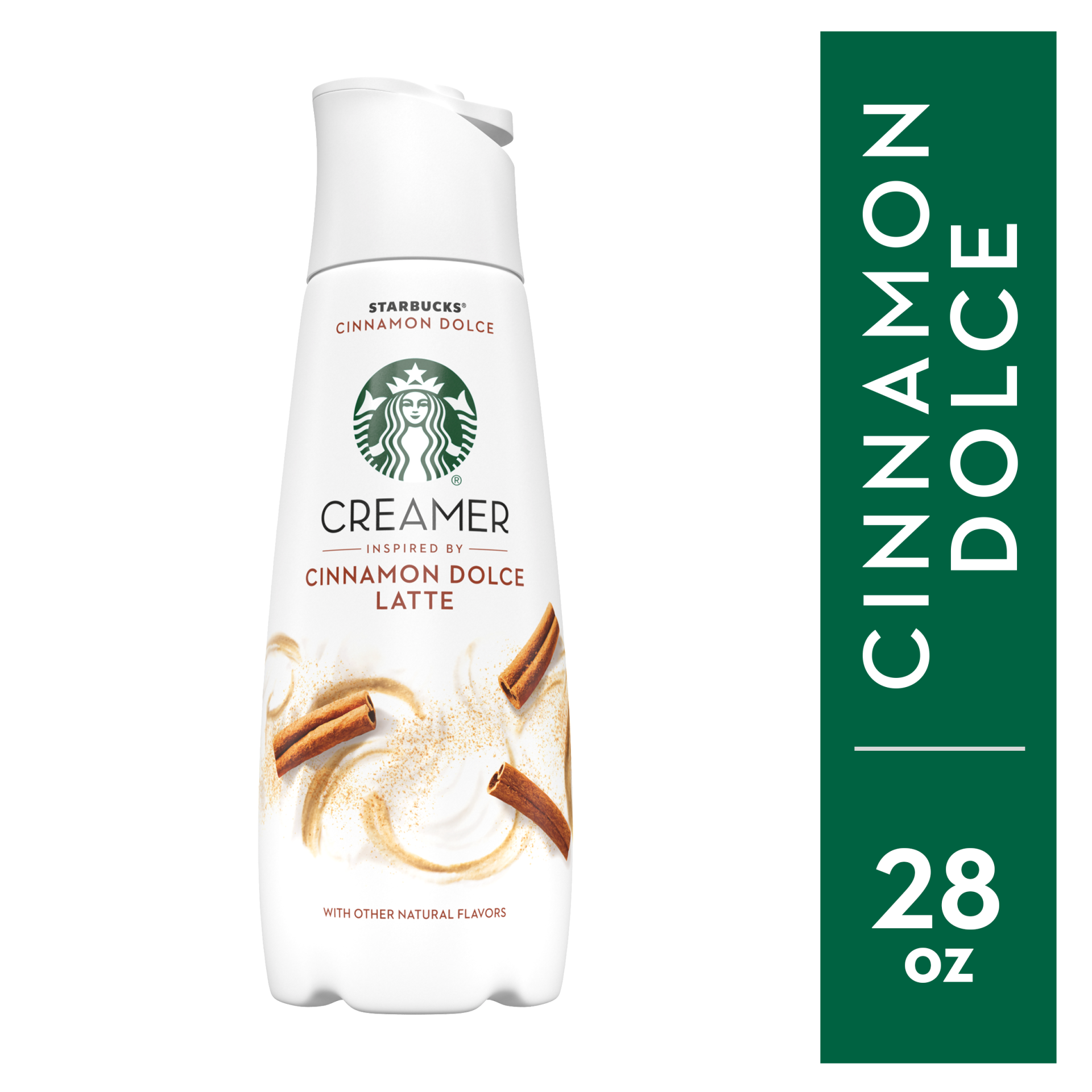 slide 1 of 1, STARBUCKS Cinnamon Dolce Latte Creamer, 28 fl oz