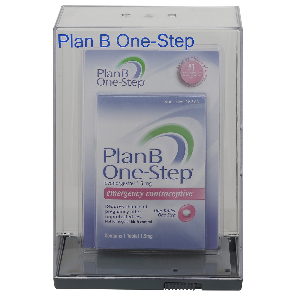 slide 1 of 2, Plan B One-Step Emergency Contraceptive, 1.5 mg