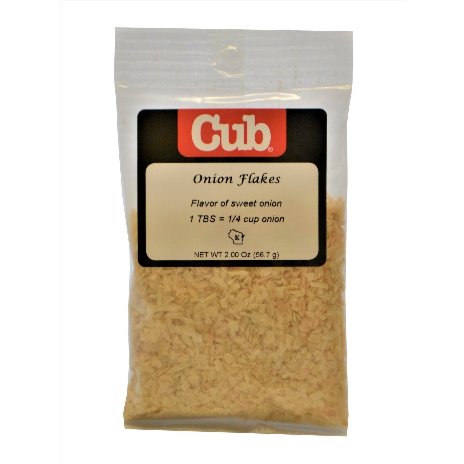 slide 1 of 1, Cub Onion Flakes, 2 oz