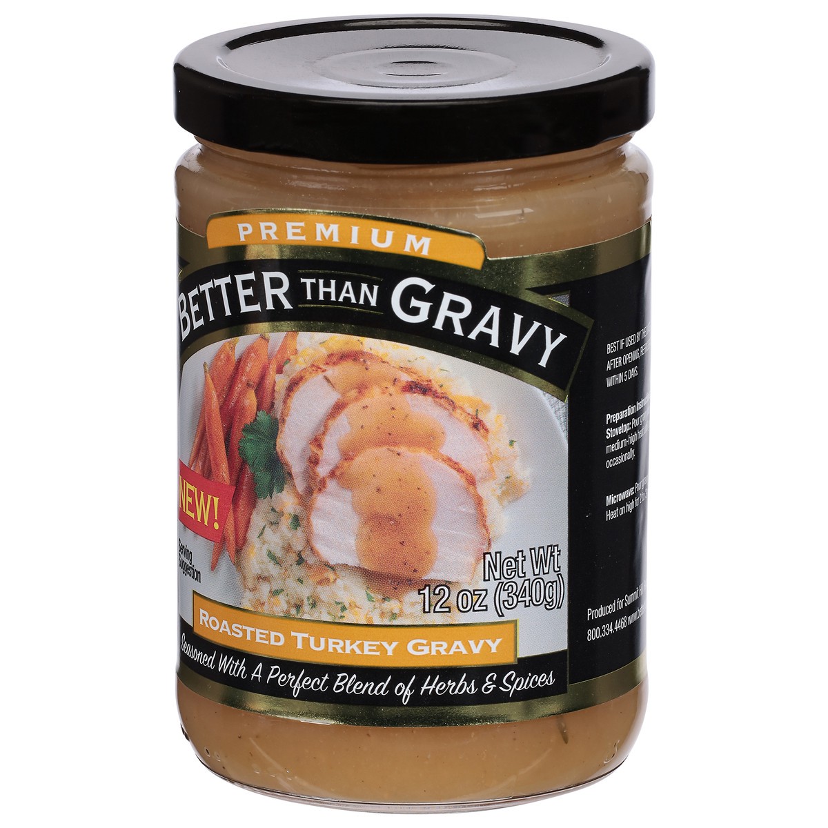 slide 8 of 9, Better Than Gravy Premium Roasted Turkey Gravy 12 oz, 12 oz