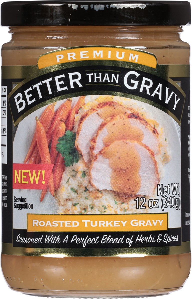 slide 6 of 9, Better Than Gravy Premium Roasted Turkey Gravy 12 oz, 12 oz