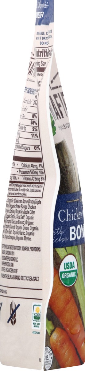 slide 9 of 9, Bonafide Provisions Organic Chicken Veg Soup, 12 oz
