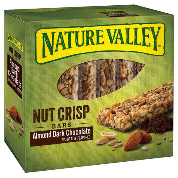 slide 1 of 1, Nature Valley Nut Crisp Bars 6 ea, 6 ct