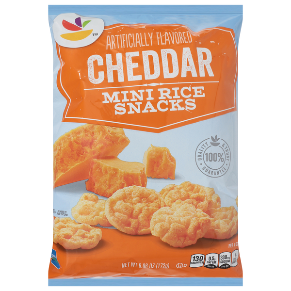 slide 1 of 1, Giant Rice Snacks Cheddar Mini, 6.06 oz