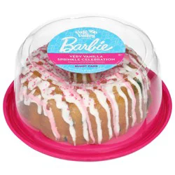 Cafe Valley Bakery Barbie Very Vanilla Sprinkle Celebration Bundt Cake 1 lb