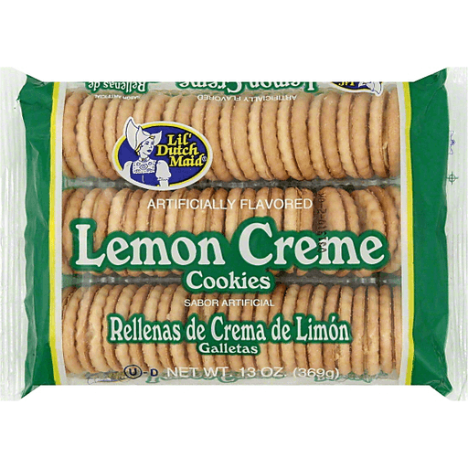 slide 1 of 1, Lil' Dutch Maid Lemon Creme Cookies, 13 oz