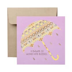 American Greetings Umbrella Wedding Shower Greeting Card