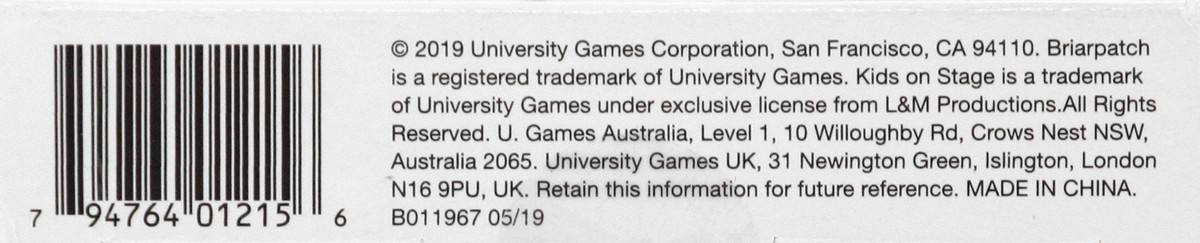 slide 7 of 11, Briarpatch Kids on Stage Charades Card Game 1 ea, 1 ct