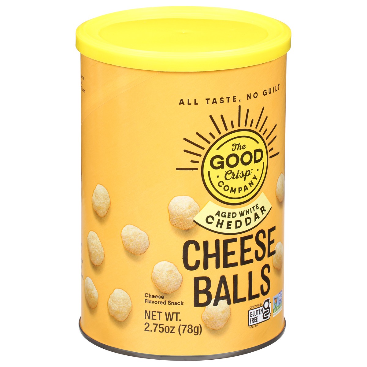 slide 7 of 12, The Good Crisp Company Aged White Cheddar Cheese Balls 2.75 oz, 