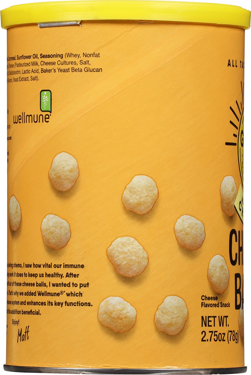 slide 9 of 12, The Good Crisp Company Aged White Cheddar Cheese Balls 2.75 oz, 