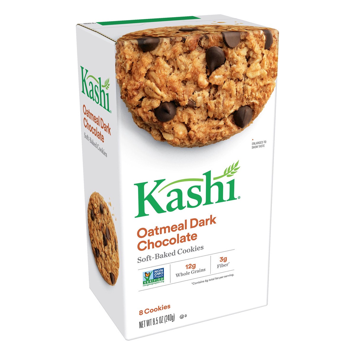 slide 2 of 9, Kashi Oatmeal Dark Chocolate Softbaked Cookies, 8.5 oz