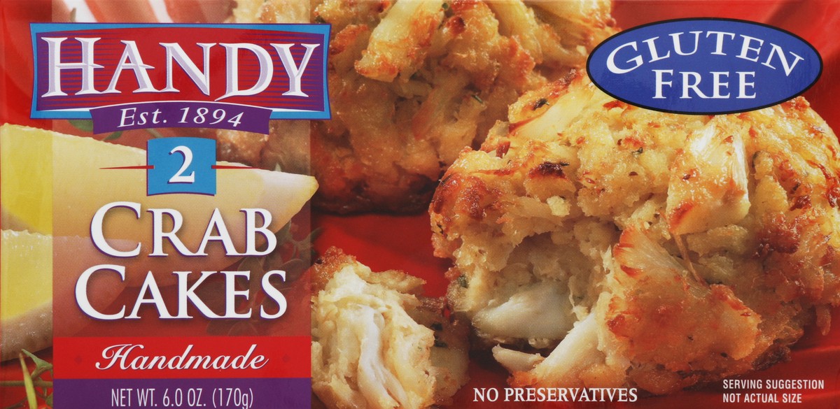 slide 4 of 4, Handy Crab Cake Gluten Free, 6 oz