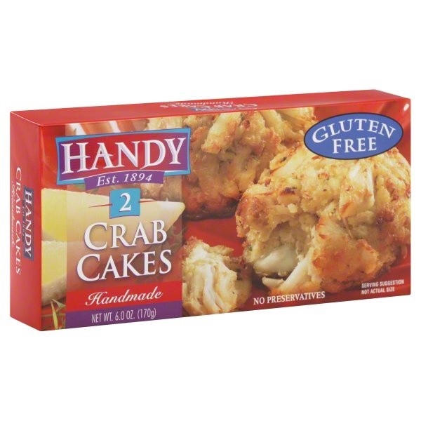 slide 1 of 4, Handy Crab Cake Gluten Free, 6 oz