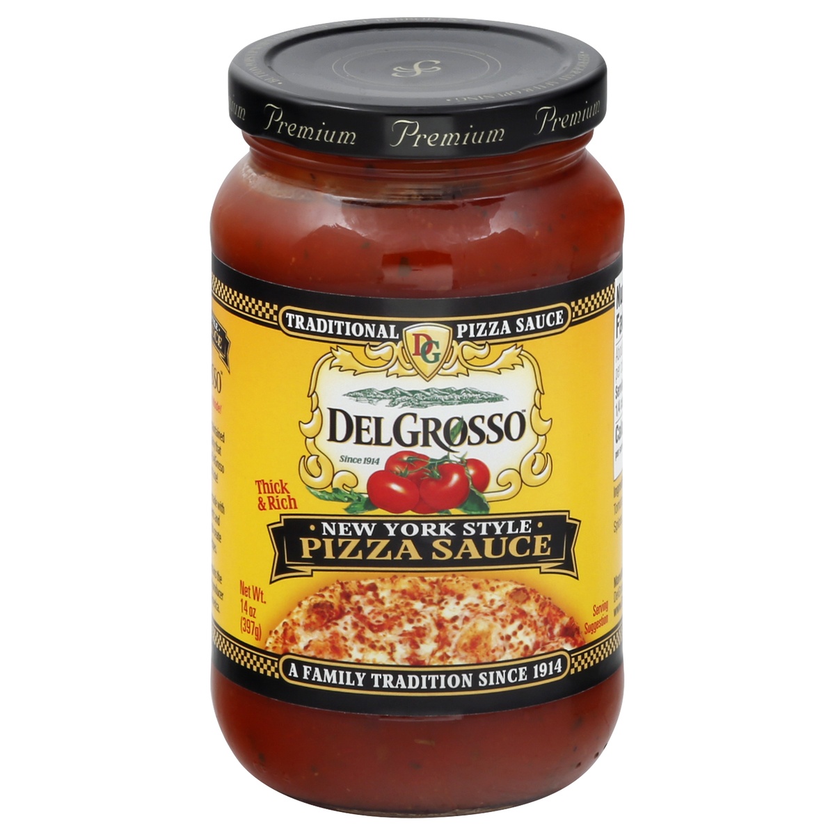 slide 1 of 5, DelGrosso Del Grosso Pizza Sauce Ny Styl, 14 oz
