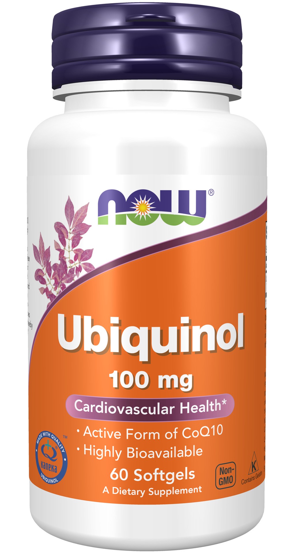 slide 1 of 4, NOW Ubiquinol 100 mg - 60 Softgels, 60 ct