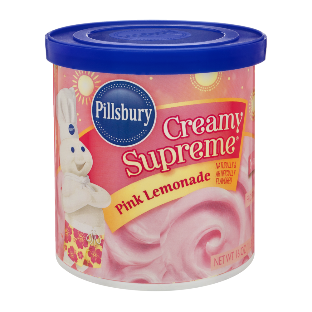 slide 1 of 2, Pillsbury Pink Lemonade Creamy Supreme, 16 oz