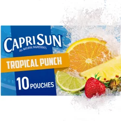 Capri Sun Tropical Punch Naturally Flavored Juice Drink Blend