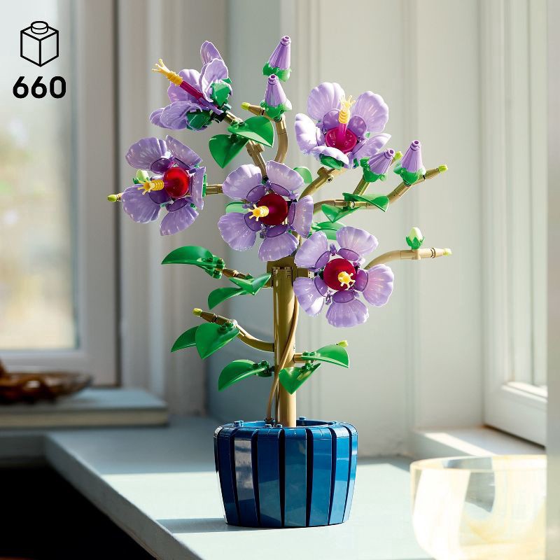slide 3 of 7, LEGO Botanicals Hibiscus Flower Building Set 10372, 1 ct